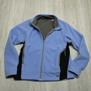 REI Fleece Jacket Youth XL 16/18 Blue Full Zip Pockets Windbreaker - Picture 1 of 7