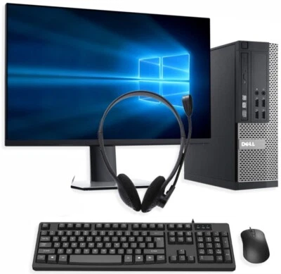 Torre De Escritorio DELL / HP PC i5 Quad TFT Con 16GB Windows 10 SSD Y HDD - Imagen 1 de 4