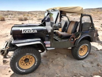 Canvas  Bikini Top Traditional Style  For Mitsubishi Jeep J53 Green/Brown/Grey+ - Image 1 of 4