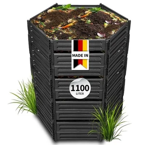 GARANTIA AIR-KING Steckkomposter 1100 Liter schwarz - Bild 1 von 7