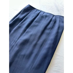 Neu mit Etikett Casual Corner Maxirock blau Größe 8 - Bild 1 von 6