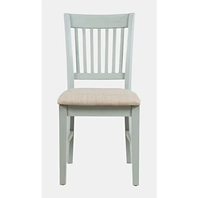 Craftsman Slat-Back Upholstered Desk Chair - Image 1 of 4