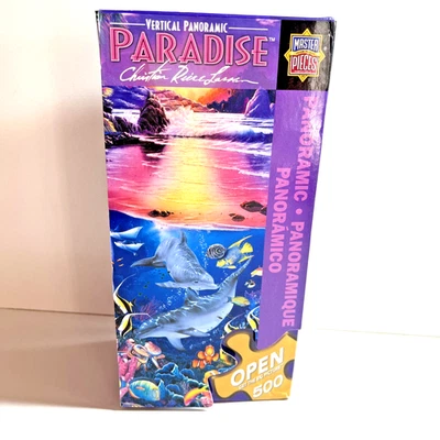 Puzzle- Master Pieces Vertical Panoramic Paradise DOLPHIN Christian Rirse Lassen - Image 1 of 4