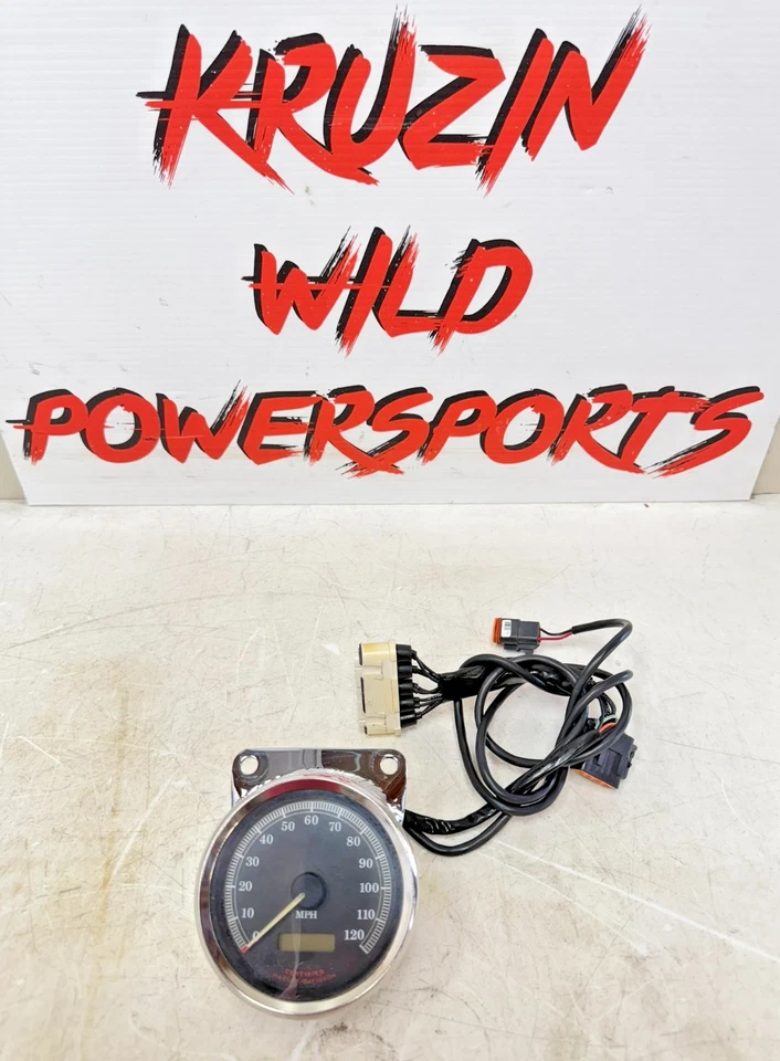 2003 Harley Davidson Sportster conjunto de indicadores de velocímetro velocímetro 9k milhas - Imagem 1 de 4