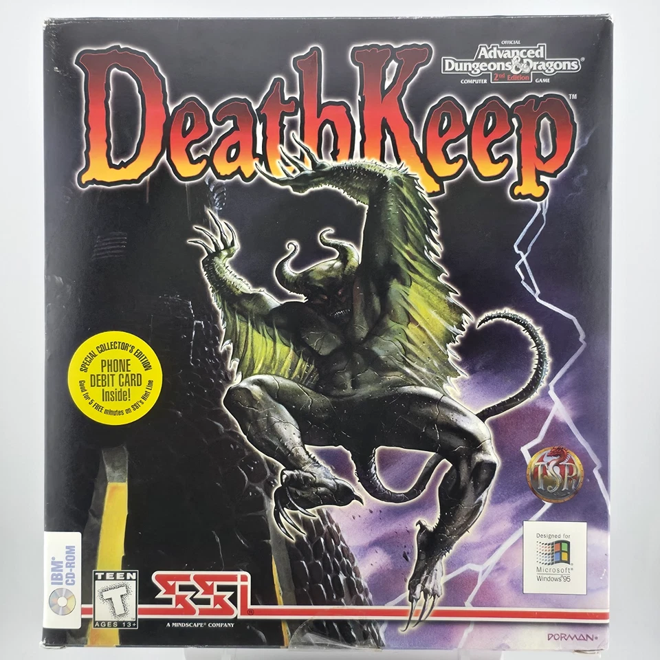 Dungeons & Dragons: Death Keep, 1996, Big Box, CIB & Open Box - Image 1 of 4