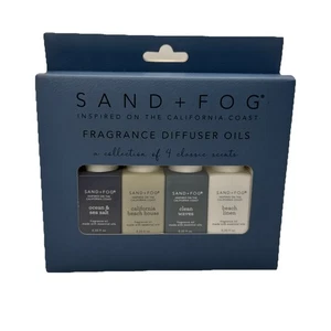 Juego de aceites de fragancia SAND AND FOG 4pk 0,33 oz cada variedad NUEVO - Imagen 1 de 4