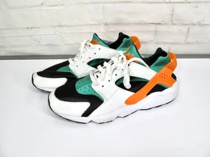 Nike Air Huarache Miami Hurricanes White Green Orange DD1068-111 Men's 13 - Picture 1 of 7