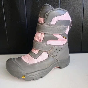 Botas de nieve Keen Redwood jóvenes niñas púrpura gris talla 3  - Imagen 1 de 5