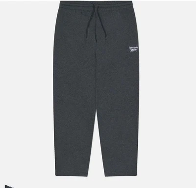 Pantalones deportivos Reebok para hombre de vellón gris oscuro talla 2XL versátil cordón elástico Foto 1 de 4