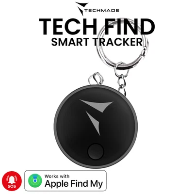 Techmade Localizzatore Tracker per Chiavi, Auto, Zaini ecc. | Con funzione SOS