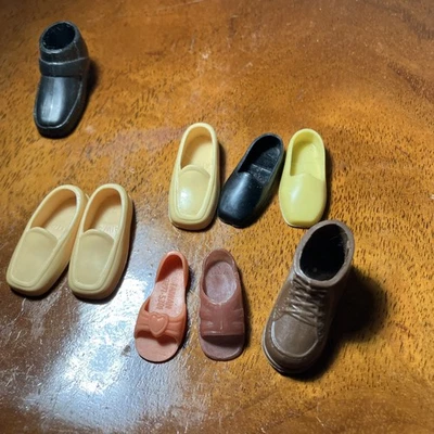 Лот Sunshine семейная обувь: мокасины, сандалии, ботинки 1970-х Mattel - Изображение 1 из 4