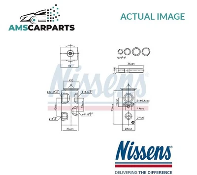 AIR CONDITIONING EXPANSION VALVE 999427 NISSENS NEW OE REPLACEMENT - Image 1 of 4
