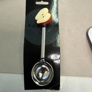 Teiera/caffè in acciaio inox. Cucchiaio misurino Sagaform. Apple Design - Foto 1 di 3