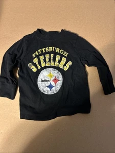 Pittsburgh Steelers NFL Team Bekleidung schwarz Langarm Größe 2T T8 - Bild 1 von 3