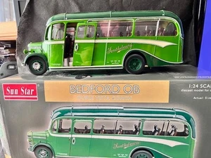 Sun Star 1:24 - 5007 1949 Bedford OB Duple Vista Coach, Southdown Motors *Mirror - Picture 1 of 15