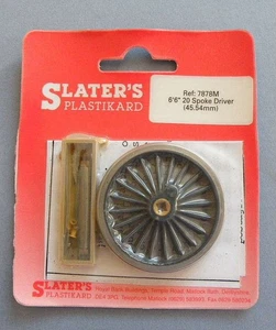 Slaters 7878M Spur O 7 mm - MR / BR etc Lok Antriebsräder 20 Speichen Durchmesser 6'6" - Bild 1 von 1