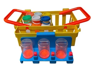 Fisher Price Spielzeug Lebensmittelgeschäft Einkaufen Picknick Set 1984 - Bild 1 von 5