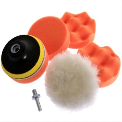 7pcs 3'' - 7'' Car Polishing Pad Polishing Drill Sponge Kit Waxing Foam Polisher - Image 1 of 4