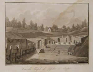 Pompeji Vesuv Vesuvio Pompeii Tempel Vulkan Neapel Napoli Ausgrabung Fumagalli - Bild 1 von 2