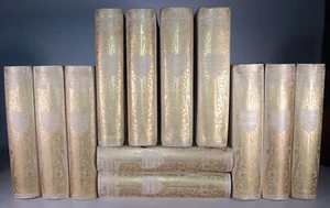 1899 The Works of SHAKESPEARE Larger Temple Limited Edition Pergament 12 Bände selten - Bild 1 von 24