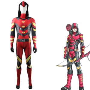 ARSENAL Flecha Roja Juegos con disfraces Halloween Mono Adulto Niños Disfraz Body Traje - Imagen 1 de 15