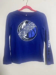 Camisa Manga Larga Rendimiento Marca NBA Juvenil Talla M (10-12) AZUL - Imagen 1 de 5