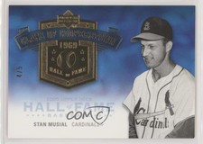 2005 Upper Deck Hall of Fame Class Cooperstown Gold /5 Stan Musial #CC-SM2 HOF