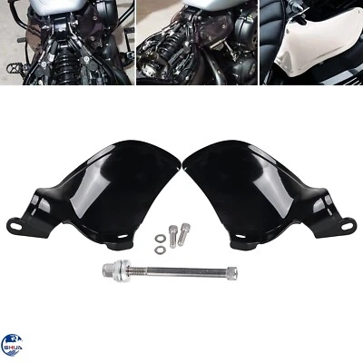 Front Air Heat Deflector Saddle Shields Fit For Harley Softail Heritage Classic - Изображение 1 из 4