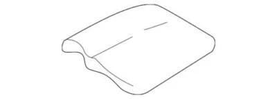 Original GM 2001-2004 GMC Tracker Rastreador Riel de Techo Base Trasera Tapa Cubierta 30027071 Foto 1 de 2