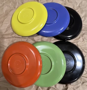 6 Nespresso View Collection Espresso Melamine 4.5" SAUCERS Round Coffee House - Picture 1 of 3