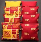 Cornhole Beanbags Made W Usc Trojans Fabric 8 Aca Reg Bags