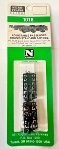 Micro train adjustable passenger trucks standard six wheel #1018 - Picture 1 of 4