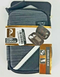 Ear Bud headphone case, zipper inner mesh pockets for charger, Cords, Drives - Picture 1 of 2