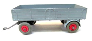 1950's Dinky #428 TRAILER (large).  gray with gray tires on red hubs.  excellent - Picture 1 of 4