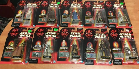 Lot of 10 Star Wars Episode I Commtech Chip Figures Collection 3 Hasbro 1998 Cover
