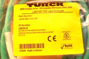 TURCK U8636-8 -RJ45S RJ45S - 841-8M - Factory Sealed Bag - Picture 1 of 3