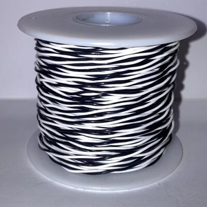 Twisted Pair 26 AWG 19 Strand Silver Plated “E” Teflon MIL-W-16878/4 100 ft. - Picture 1 of 1