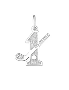 Colgante Plata Genuina 925" Primeros ","Golf ","Hockey" “Hockey Hielo ” - Imagen 1 de 3