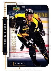 1999-00 Swedish Upper Deck #7 Henrik Tallinder