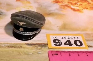 Gorra de oficiales alemanes de la Segunda Guerra Mundial escala 1/6 para figuras de acción Dragon Dreams DID Y940 - Imagen 1 de 2