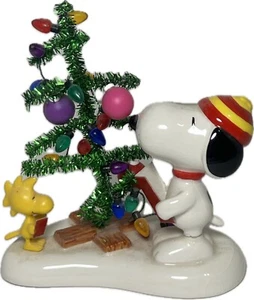 Department 56 Peanuts Snoopy singende Weihnachtslieder mit Woodstock Figur - Bild 1 von 7
