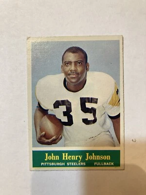 1964 Philadelphia John Henry Johnson Pittsburgh Steelers # 144 - Image 1 of 2