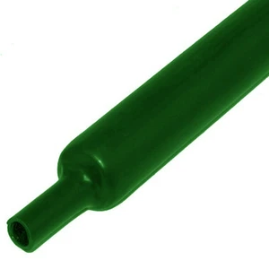 HEAT SHRINK TUBING 2:1 DIAMETER 3.2 GREEN PRICE FOR 1 METRES FIRST QUALITY - Picture 1 of 1