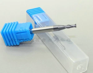 1x Cortador de fresas de extremo de carburo cuadrado de revestimiento métrico HRC55 2 flautas de 2,5 mm * 4 mmSHK - Imagen 1 de 1