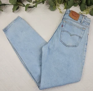 Vintage Levi's XX Herren 550 helle Waschung hoher Bund Größe 34 x 34 hergestellt in den USA - Bild 1 von 13