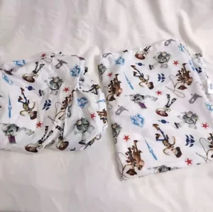Original Toy Story Toddler Bed Crib Sheets Fitted Flat Disney 2 PC Woody Jessie - Picture 1 of 4