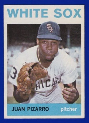 JUAN PIZARRO white sox 1964 TOPPS #430 VG-EX+ NO CREASES - Image 1 of 2