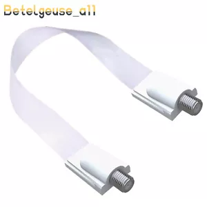 Ultra Flat Ghost Wire Flat RG6 Coax Jumper Cable Extreme Slim F Female to Female - Picture 1 of 14