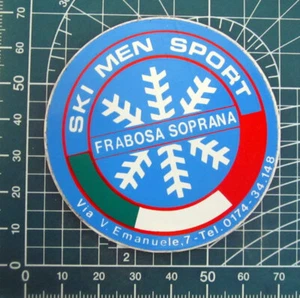 SKI MEN SPORT FRABOSA SOPRANA ADESIVO STICKER VINTAGE NEW ORIGINAL - Bild 1 von 1