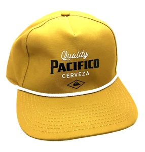 New Quiksilver x Pacifico Cerveza Lost Count Mens Snapback Cap Hat NWOT - Picture 1 of 5